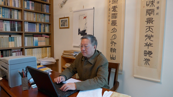 南京大学人文社会科学资深教授莫砺锋。受访者供图