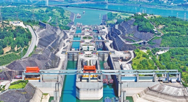  The cumulative shipping throughput of the Three Gorges Project exceeds 2 billion tons