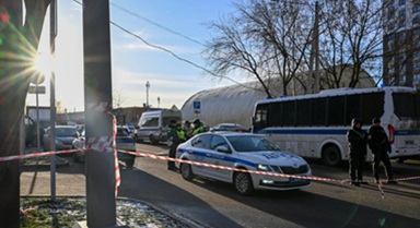 俄中将遇袭地附近发生爆炸 三人身亡