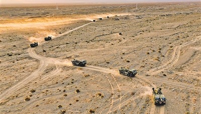 陆军某旅开展机动训练