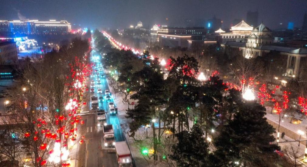 长春:积极应对降雪降温