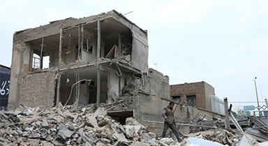 探访德黑兰遇袭居民区