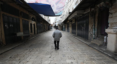 约旦河西岸多地民众抗议以方死刑法案