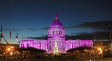 旧金山:市政厅灯光秀