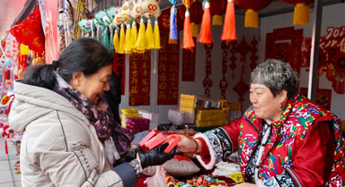 宁夏西吉：年货大集迎新春