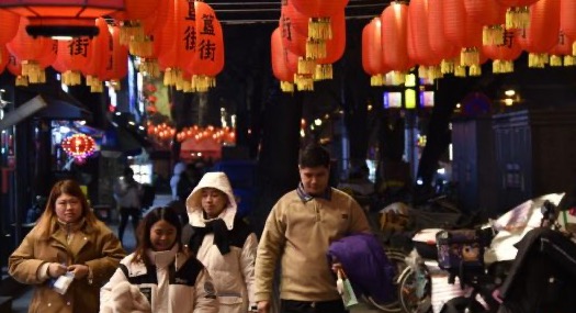 北京街头年味浓