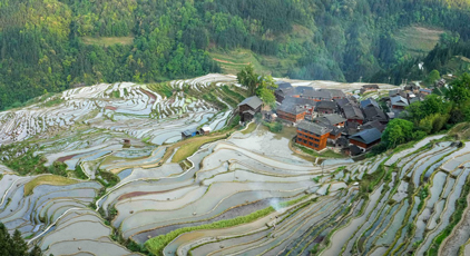 贵州从江：梯田如镜