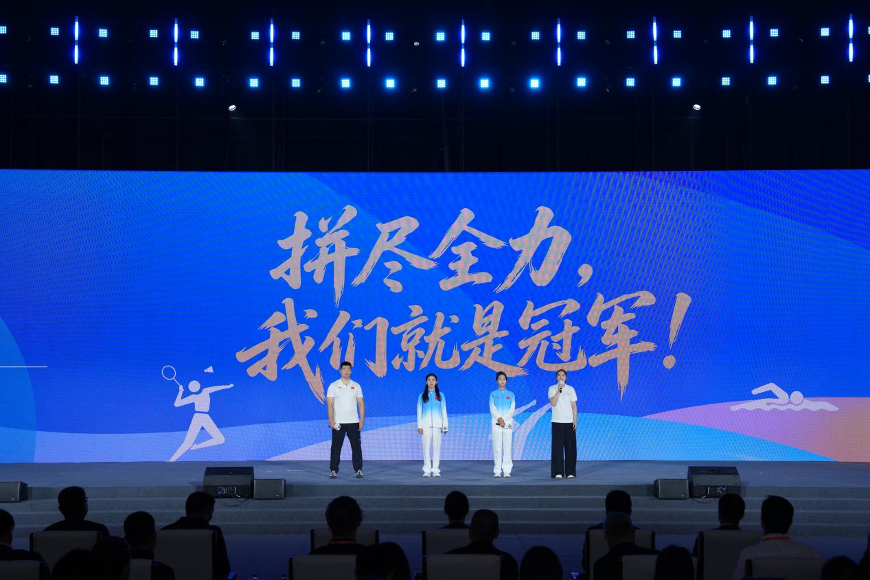 体育健儿分享赛场拼搏故事。主办方供图